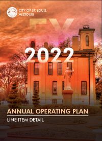 FY2022 Annual Operating Plan Line Item Detail Cover