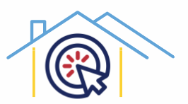 click here house icon