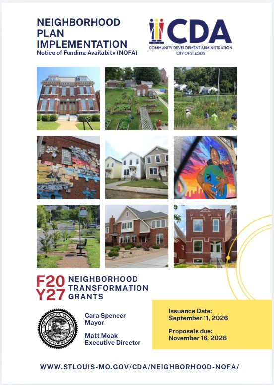 NOFA Cover FY2027 Neighborhood Plan Thumbnail of Cover page of FY2027 Neighborhood Plan NOFA