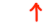 Red up arrow