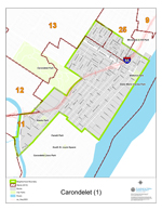 Carondelet Neighborhood Map
