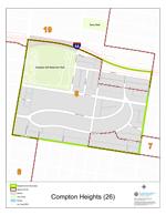 Compton Heights Neighborhood Map