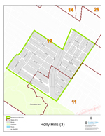 Holly Hills Neighborhood Map