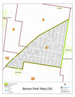 Benton Park West Neighborhood Map