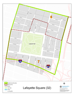 Lafayette Square Neighborhood Map