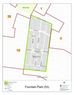 Fountain Park Neighborhood Map