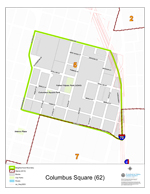 Columbus Square Neighborhood Map