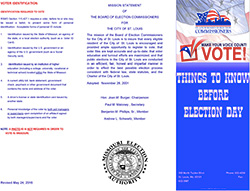 Things To Know Before Election Day Brochure