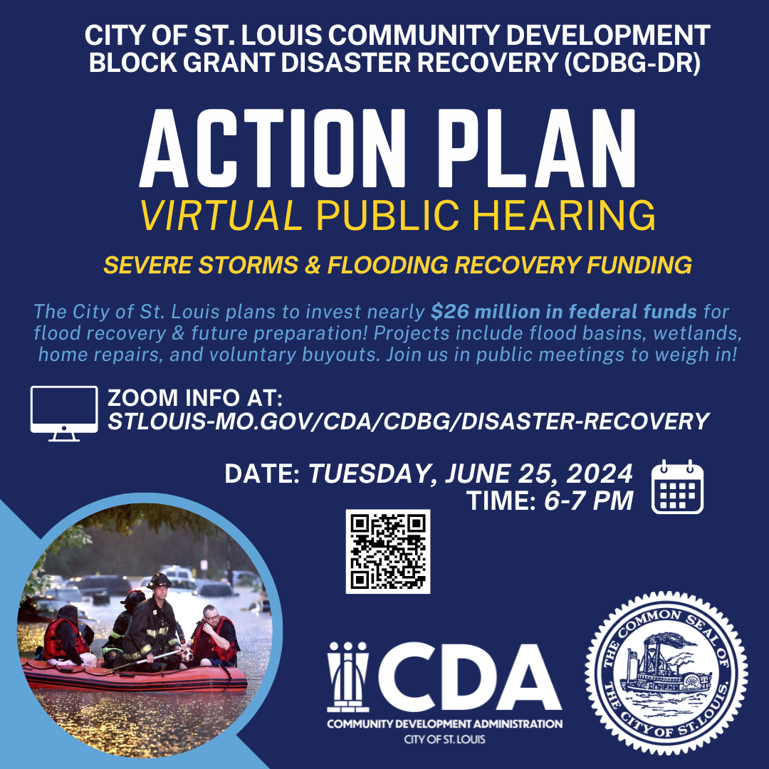Meeting info for flood meeting on 6/25 at 6 pm online