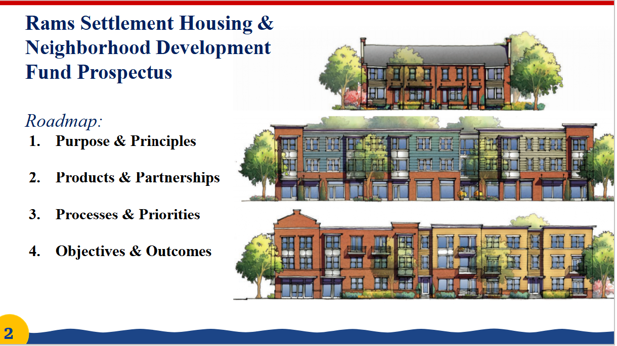 Thumbnail for Slide Deck on Rams funds for housing