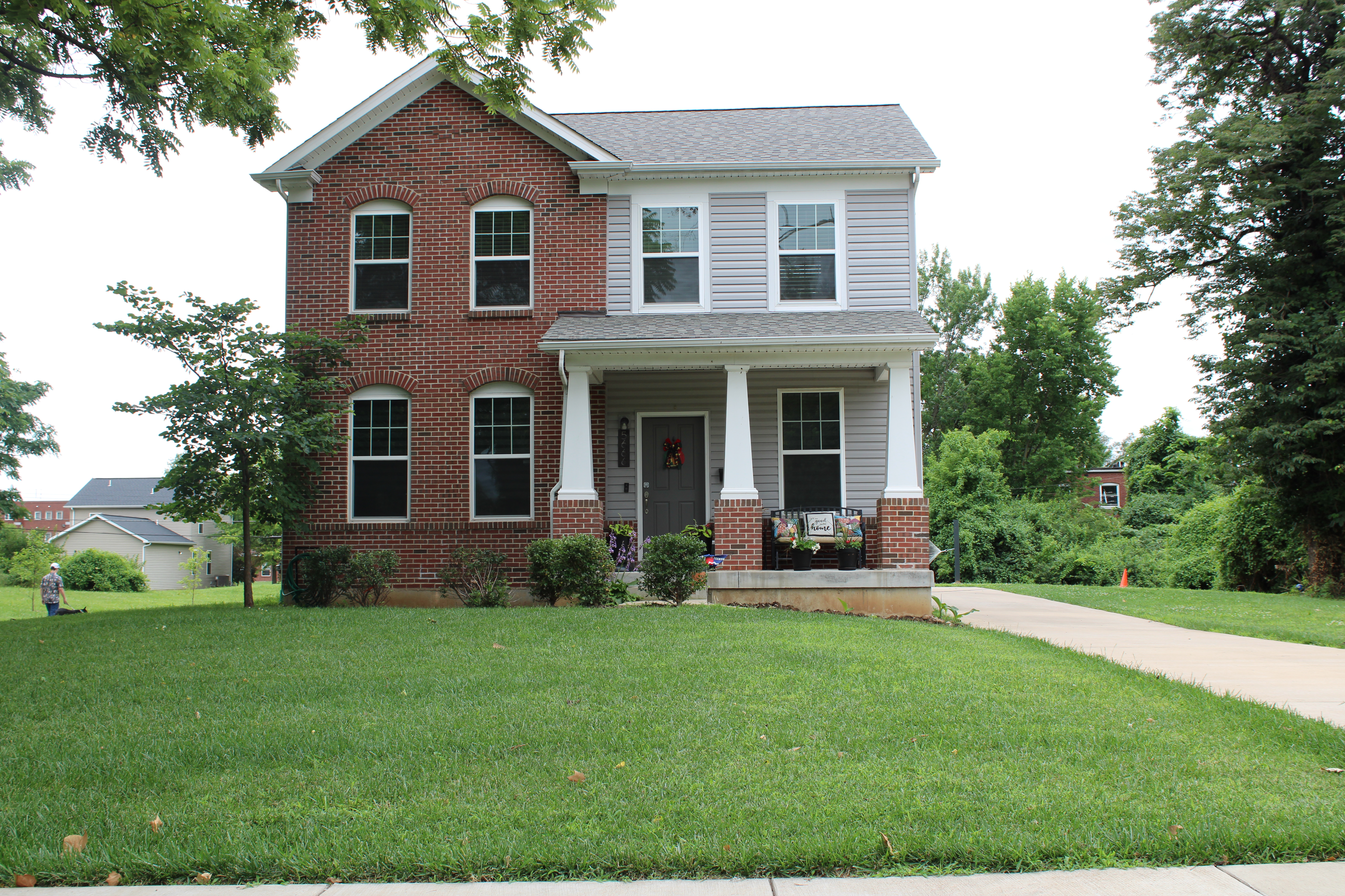 A finished home by CF Vatterot  