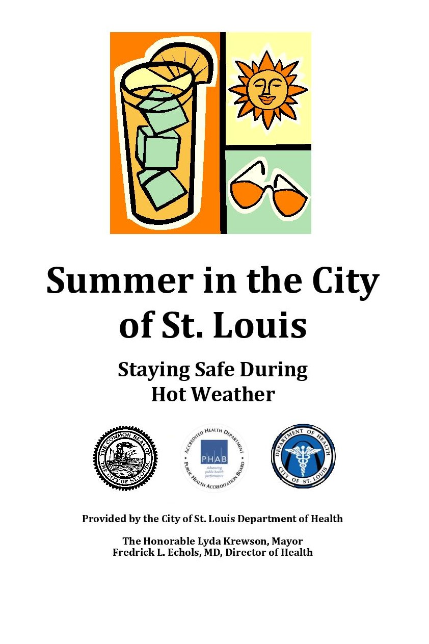 Heat health and safety tips brochure cover