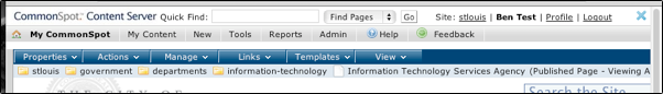 The new commonspot 7 toolbars