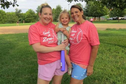 Edie Rice with daughter and granddaughter 