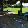 Picnic tables in Buder Park
