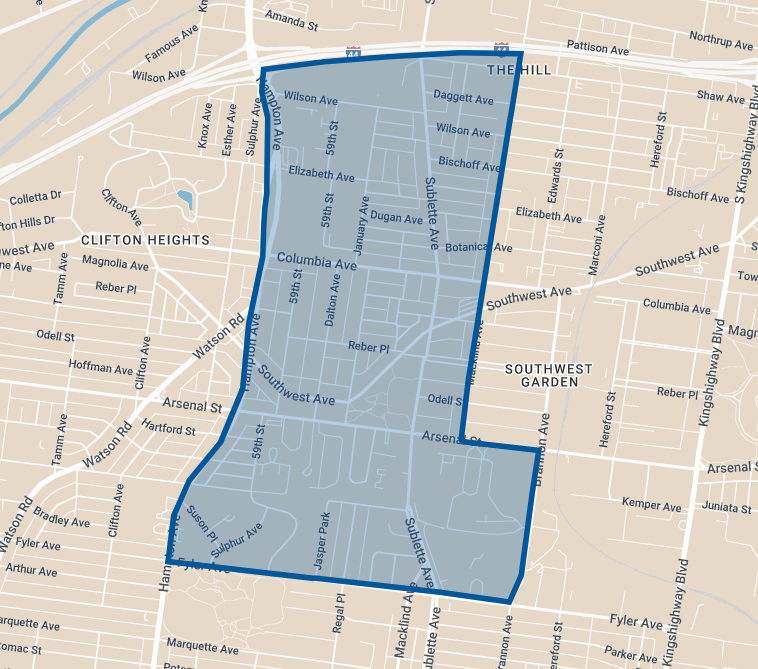 boil-water-advisory-06-19-2025-detail-area June 19, 2025 boil water area affecting The Hill, Southwest Garden, and North Hampton neighborhoods
