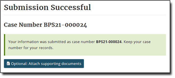 Optional: Attach Supporting Documents