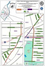 Location of the Cortex / Tower Grove Connector Project Phase 1