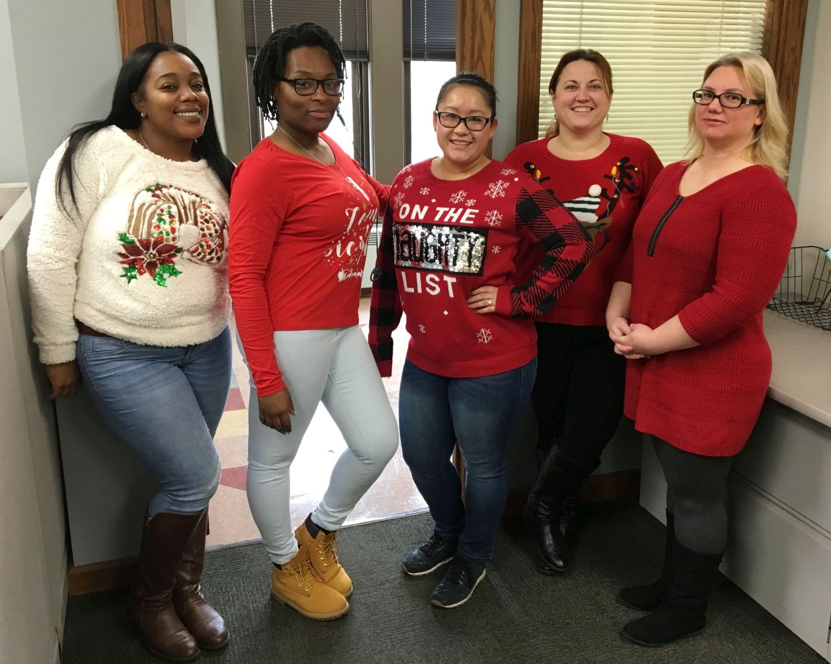 Collector of Revenue employees joining in the holiday fun