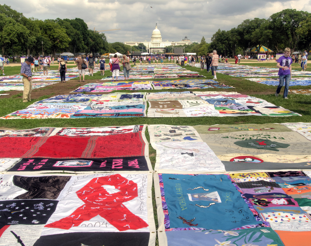 AIDS Quilt in DC