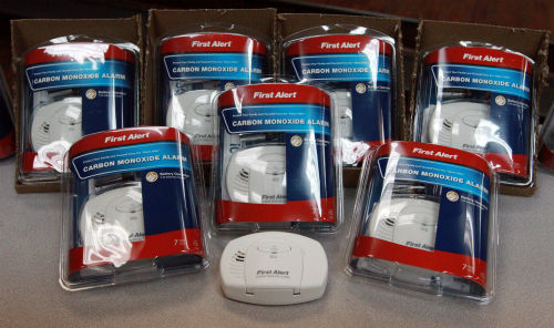 First Alert CO detectors donated on Feb. 24, 2012