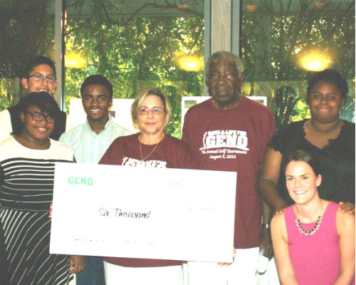 Save a Life for Geno check presentation 080214