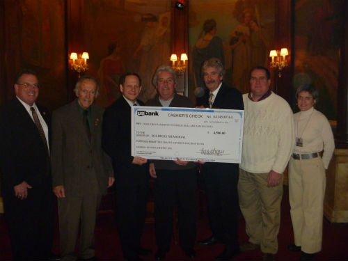 Soldiers Memorial Check Presentation Soldiers Memorial Check Presentation